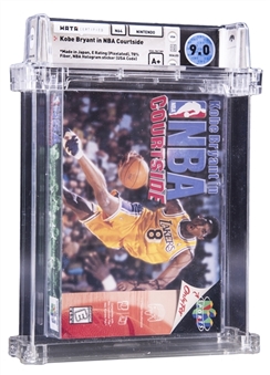 1998 N64 Nintendo (USA) "Kobe Bryant in NBA Courtside" Sealed Video Game - WATA 9.0/A+